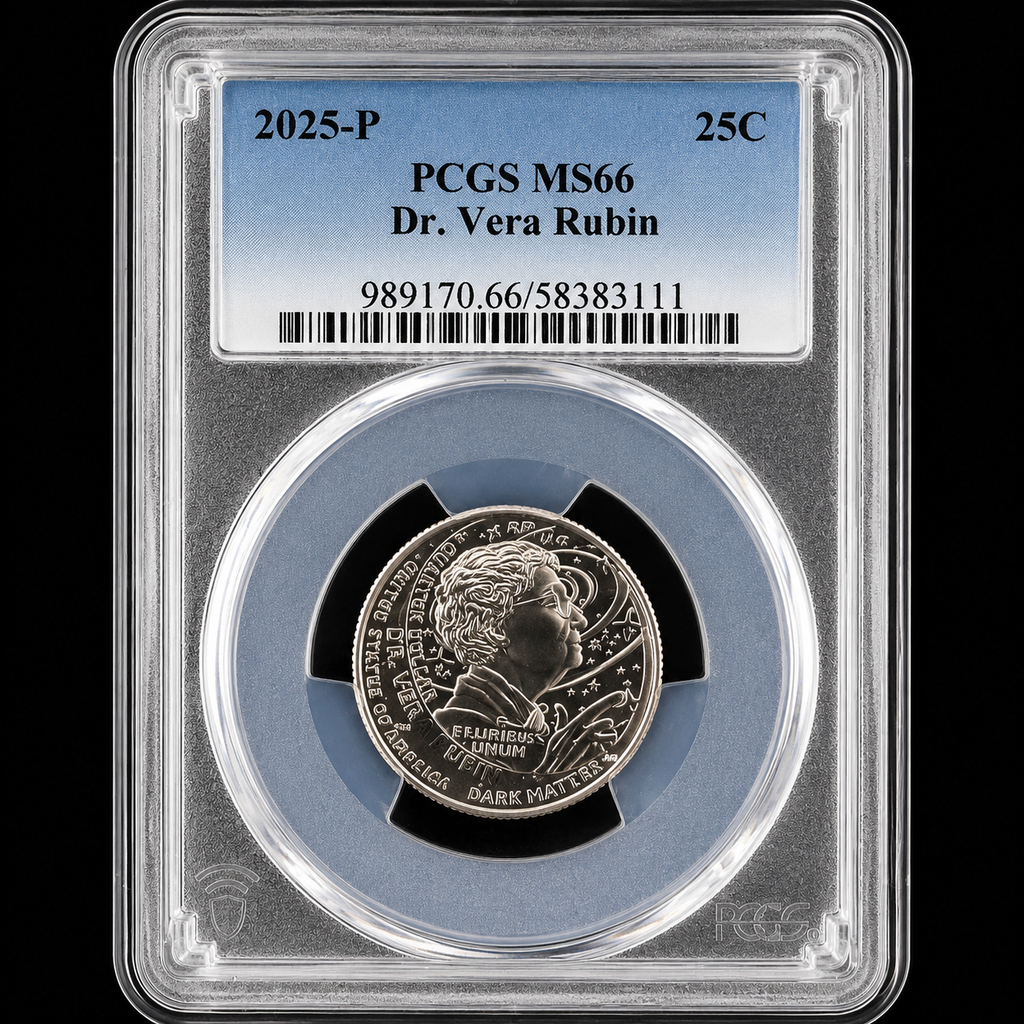 2025-P Dr. Vera Rubin Quarter PCGS MS66 25C American Women Quarter