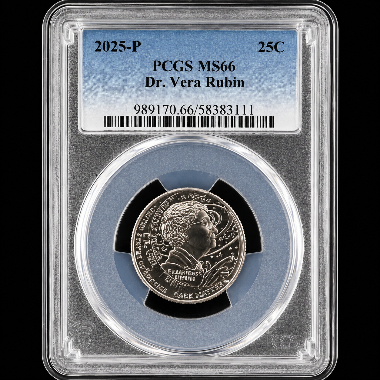2025-P Dr. Vera Rubin Quarter PCGS MS66 25C American Women Quarter