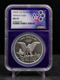 2026 Ascension Island Liberty & Eagle 1 oz Silver Coin NGC MS70