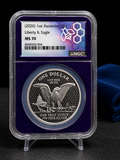 2026 Ascension Island Liberty & Eagle 1 oz Silver Coin NGC MS70