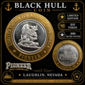 Pioneer Hotel & Gambling Hall $10 Silver Strike Token | Laughlin, NV | .999 Fine Silver Center