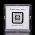 5 Gram Geiger Edelmetalle Silver Bar .999 Fine Silver in Original Assay