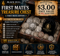 Captain's Treasure Chest First Mate Edition | $3.00 Face Value 90% Silver Mystery Pack | 2 Walking Liberty Halves Guaranteed