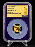 2026 Niue Spinosaurus 1 Gram Reverse Proof Gold Coin NGC Reverse PF70