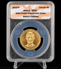 2010-P Abraham Lincoln Presidential Dollar ANACS SP67 Satin Finish $1