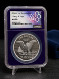 2026 Ascension Island Liberty & Eagle 1 oz Silver Coin NGC MS70