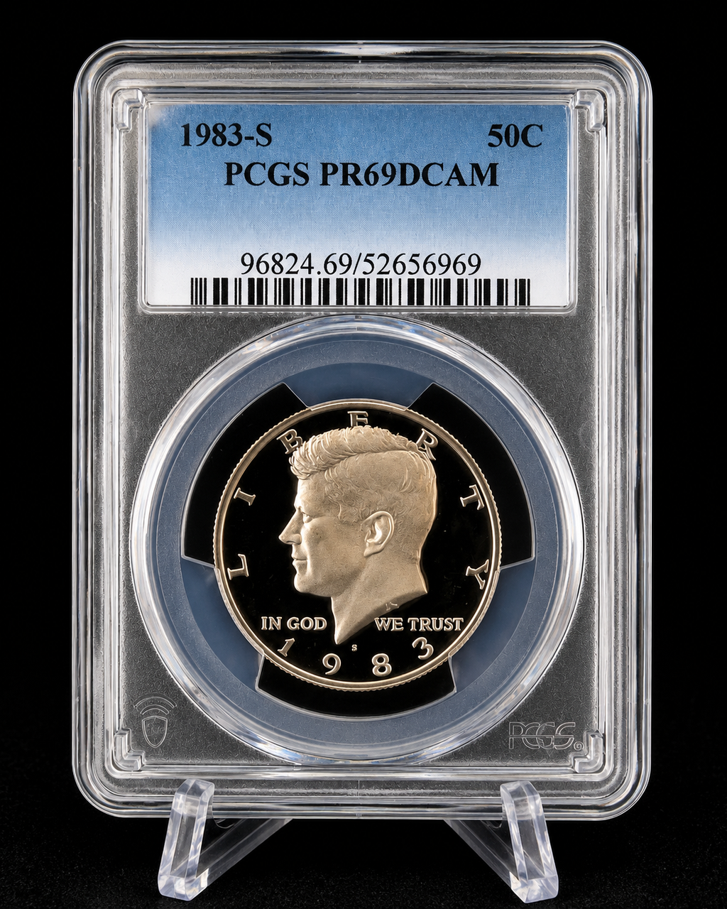 1983-S Kennedy Half Dollar PCGS PR69DCAM Proof Deep Cameo