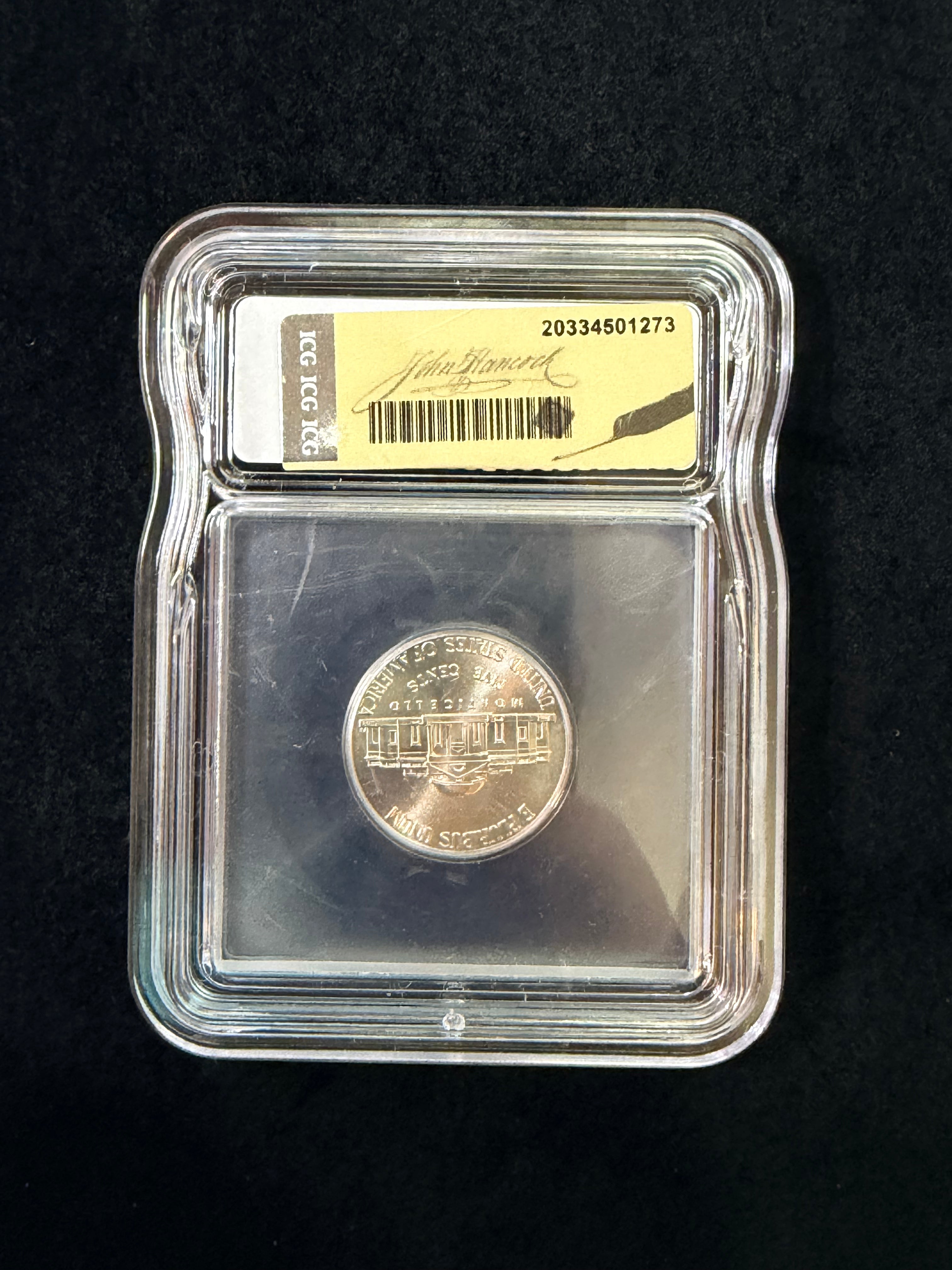 2026-P Jefferson Nickel MS66 FS ICG Semiquincentennial Initial Release 1776-2026