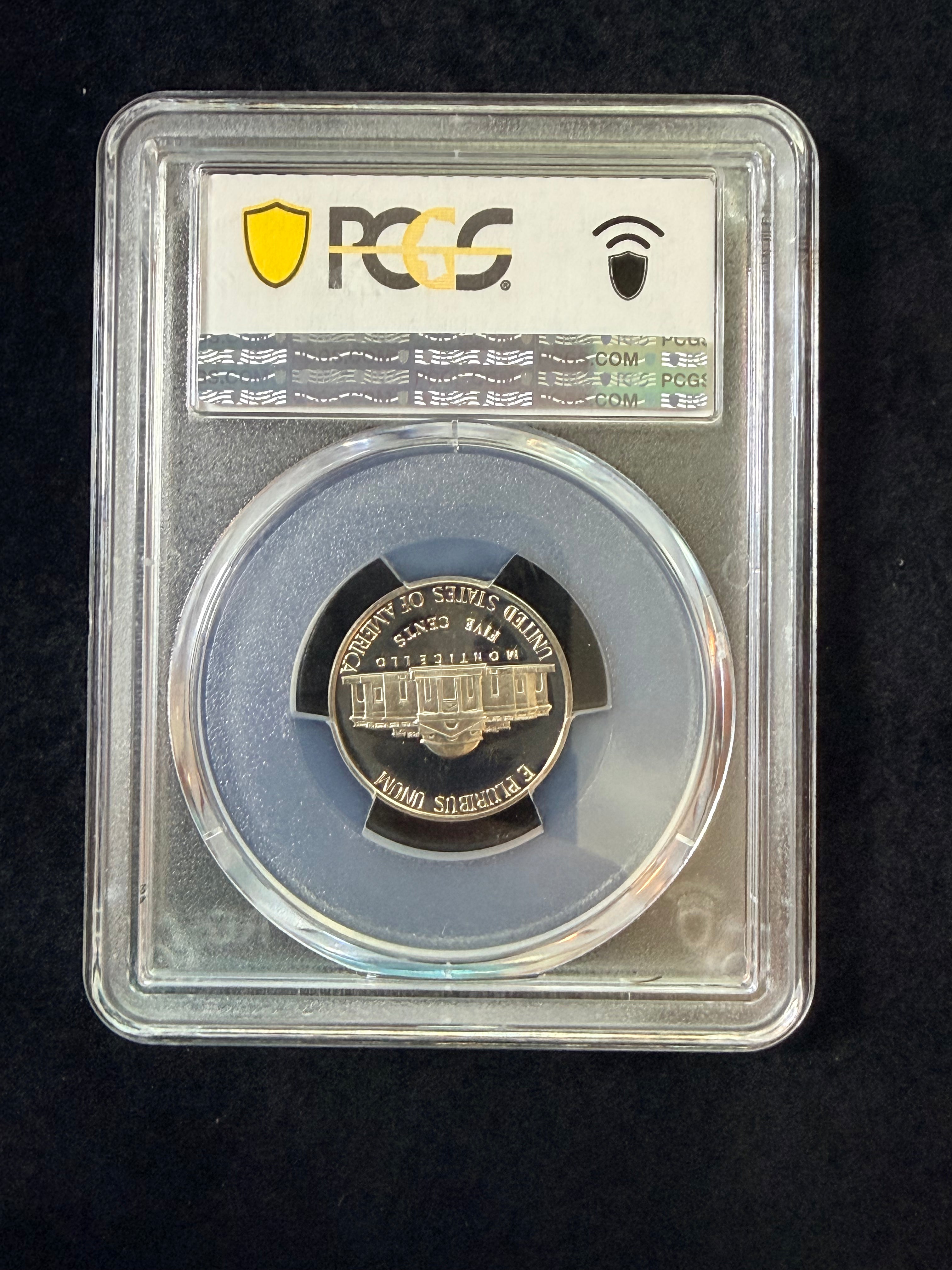 1992-S Jefferson Nickel PCGS PR69DCAM Proof Deep Cameo 5C