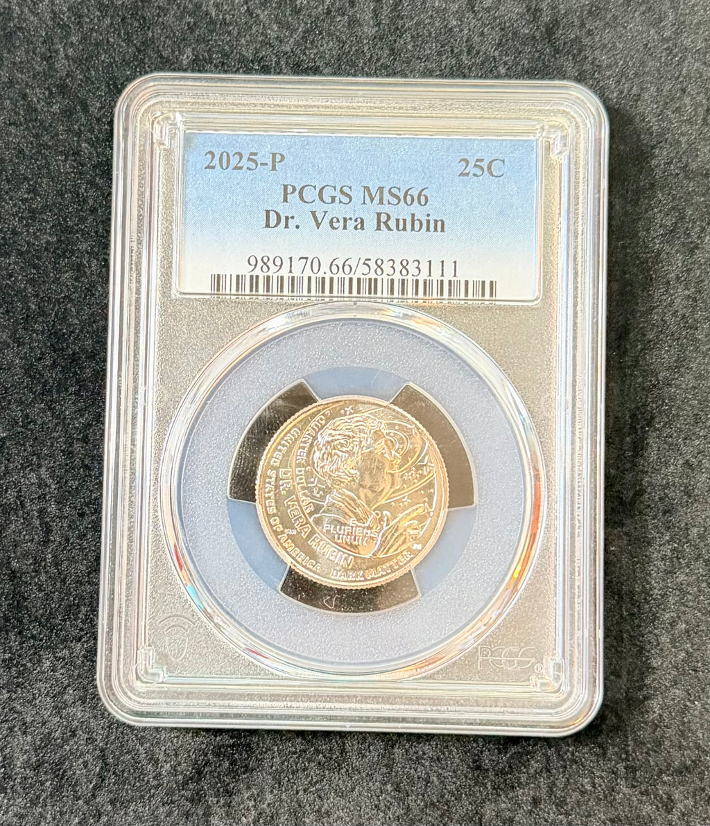 2025-P Dr. Vera Rubin Quarter PCGS MS66 25C American Women Quarter