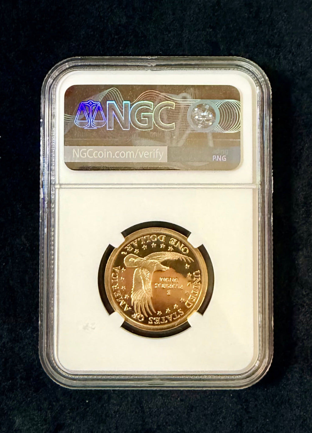 2001-S Sacagawea Dollar NGC Gem Proof Golden Dollar San Francisco Mint $1
