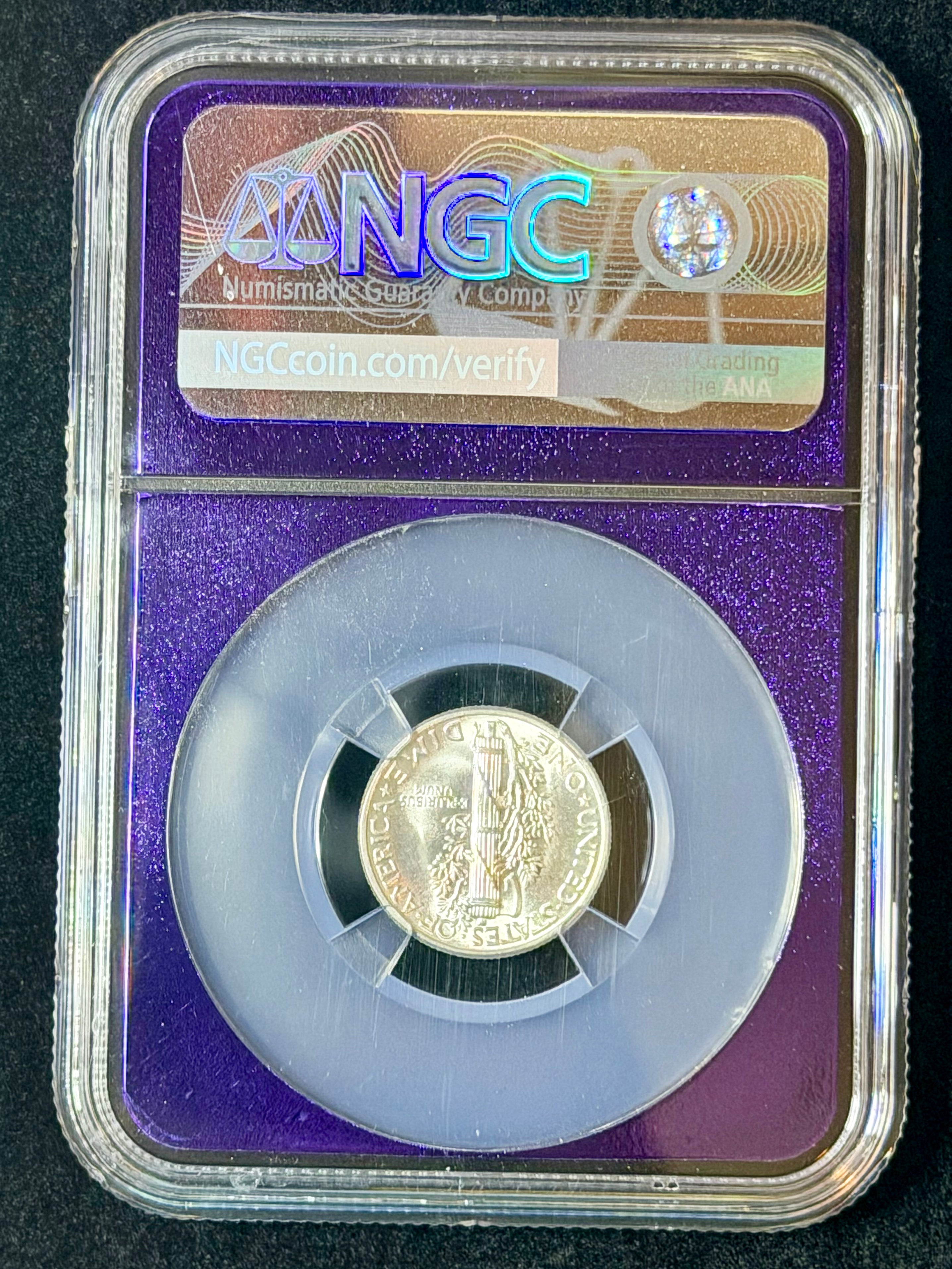 1944 Mercury Dime NGC MS65 Silver 10C