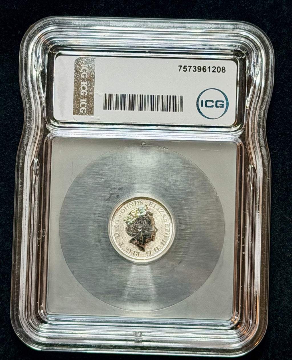 2020 Great Britain Platinum Britannia 1/10 oz Platinum Coin ICG MS68