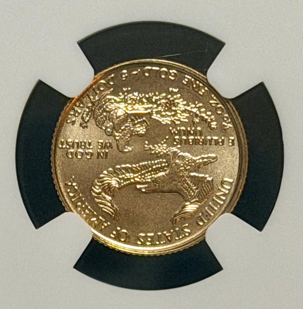 1999 $5 Gold American Eagle 1/10 oz Gold Coin NGC MS69