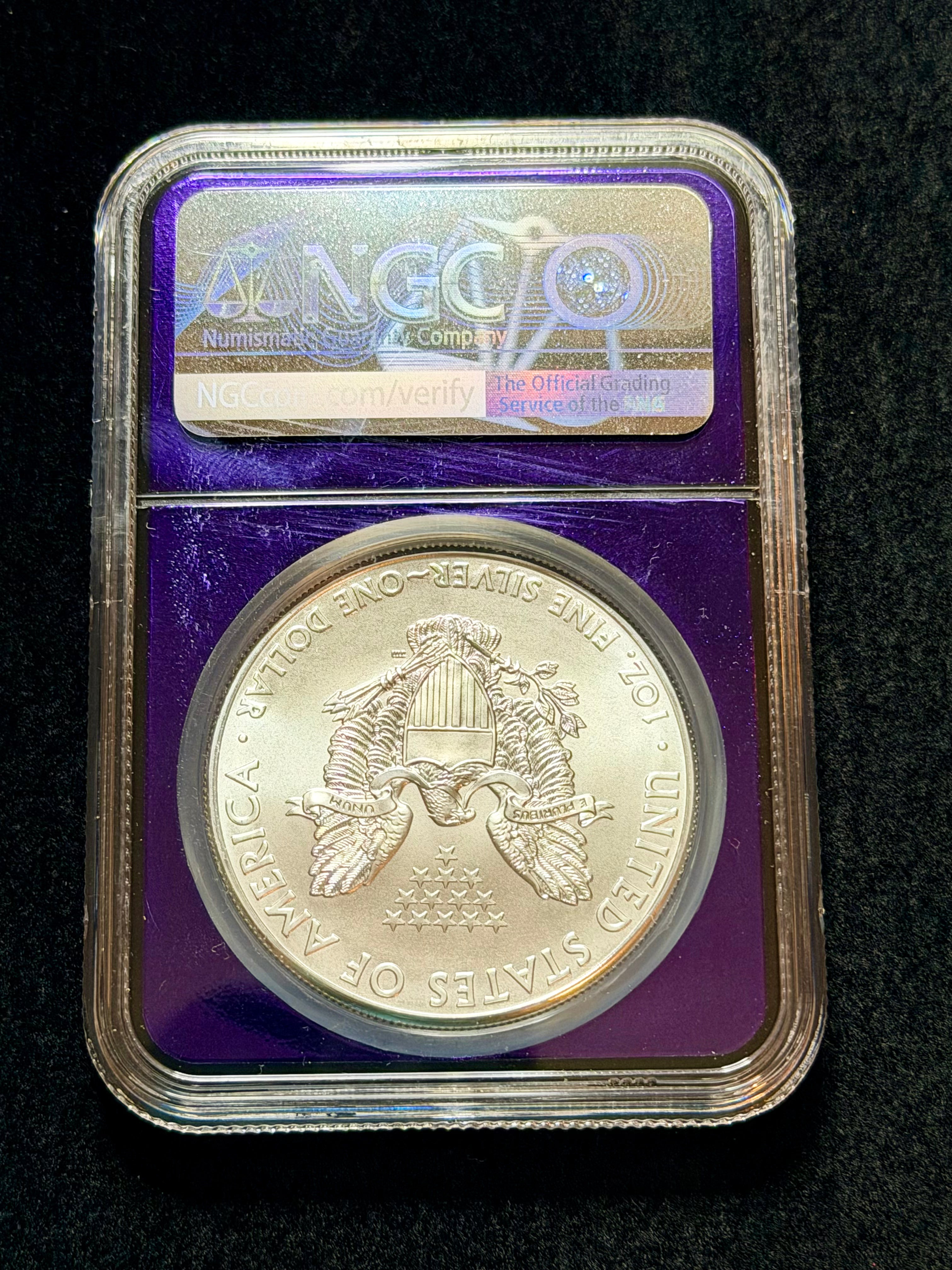 2011-(W) American Silver Eagle NGC MS69 Struck at West Point Mint