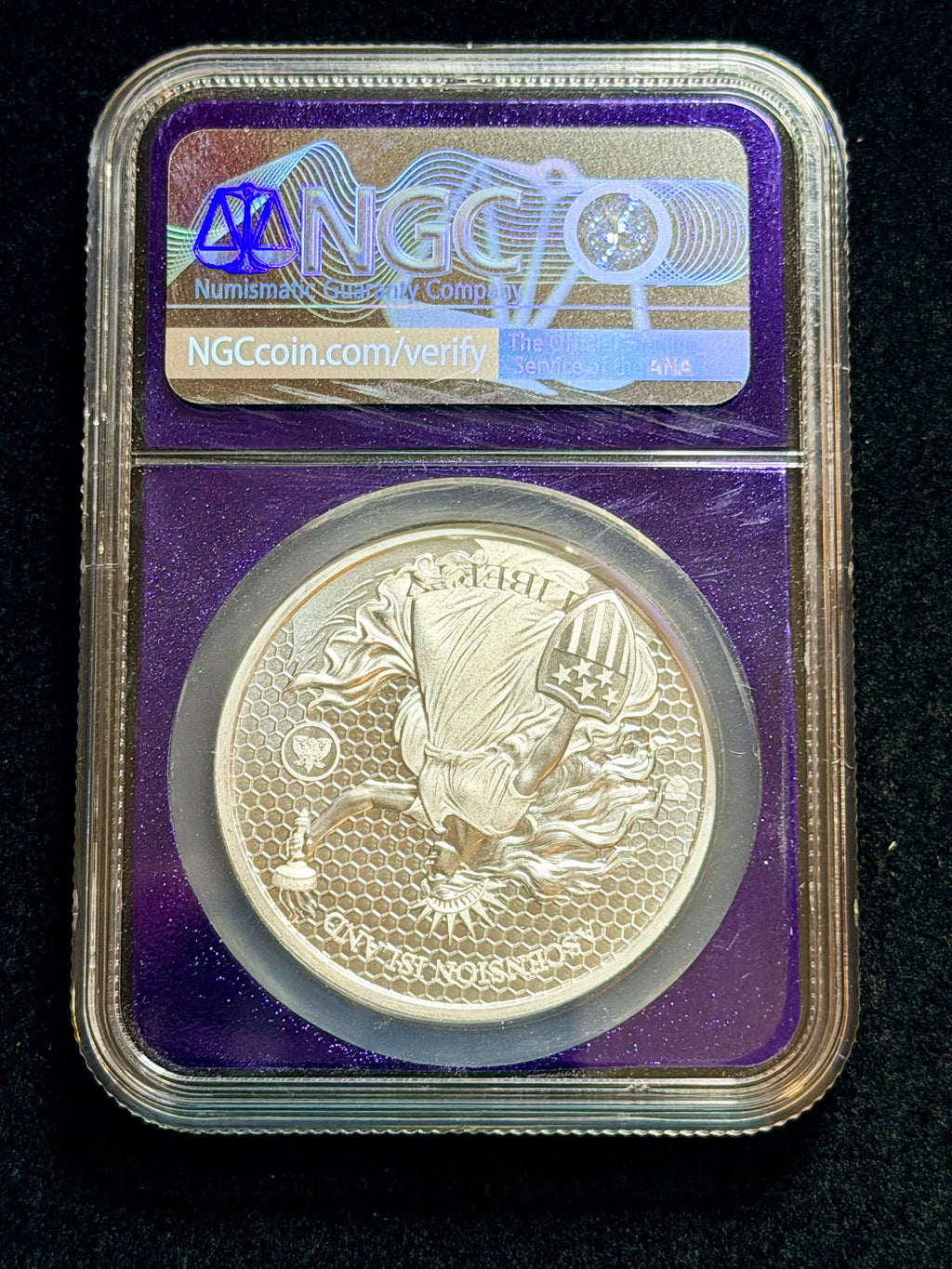 2026 Ascension Island Liberty & Eagle 1 oz Silver Coin NGC MS70