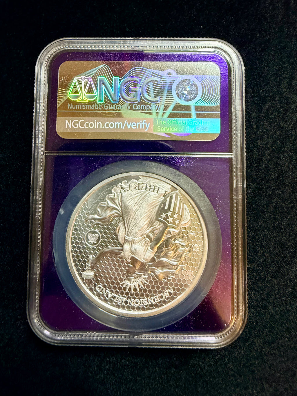2026 Ascension Island Liberty & Eagle 1 oz Silver Coin NGC MS70