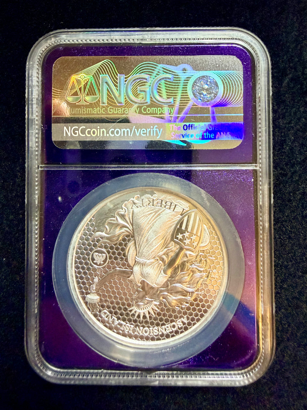 2026 Ascension Island Liberty & Eagle 1 oz Silver Coin NGC MS70