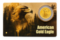 2026 Liberia American Gold Eagle Coin Card 1/200 Troy Oz .9999 Fine Gold Limited Mintage S/N 0499