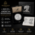 2025-W American Silver Eagle Uncirculated Coin w/ Box & COA