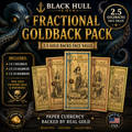 Goldback Fractional Pack 2.5 Face Value 24K Gold Notes 1, 1/2 & 1/4 Mixed